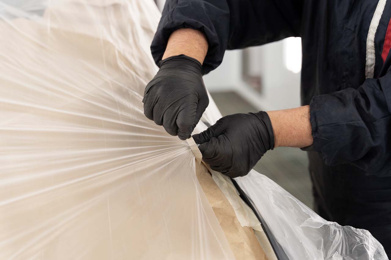 Industrial packaging polyethylene films